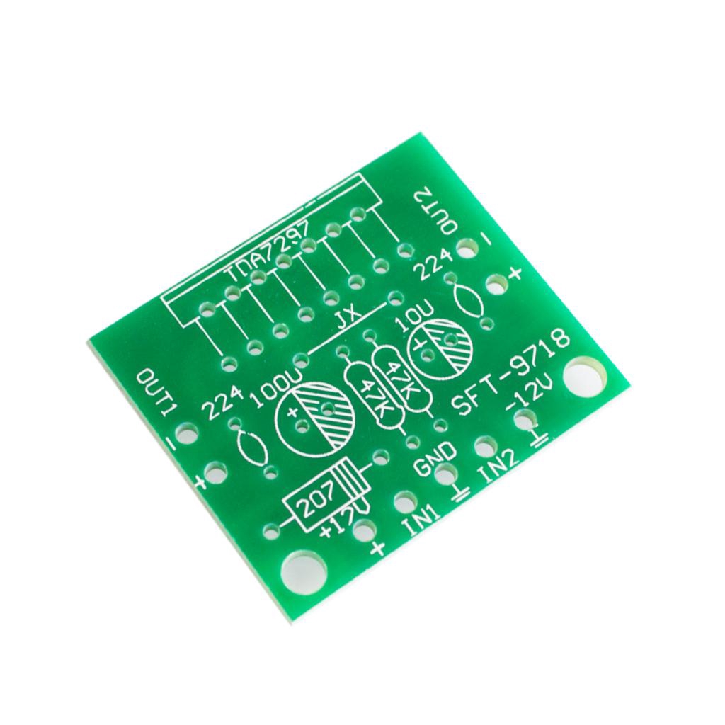 TDA7297 amplifier board spare parts dc 12v grade 2.0 dual audio encoding 15w electronic diy kit