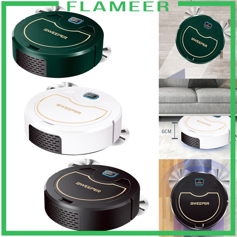 [FLAMEER]Smart Robot Vacuum Cleaner Floor Cleaning Sweeping Automatic Sweepers