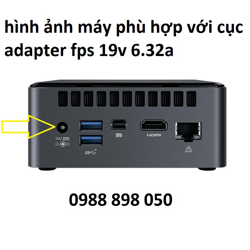 Bộ nguồn PC Mini ITX PC NUC7i7BNH 19V- 6.32A 120W