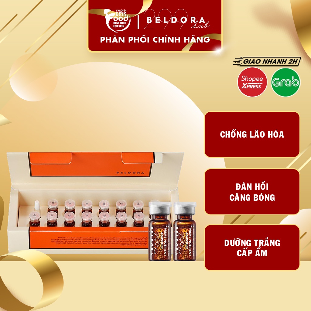 Siêu Tinh Chất Retinol Giúp Chống Lão Hóa, Căng Bóng Da Beldora 299 Prime Nutrient Ampoule