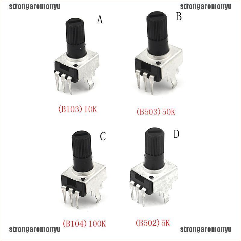 10 Chiết Áp Rv09 5-100k Shaft 12.5mm Shaft 3pins