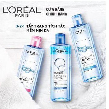 Nước Tẩy Trang Loreal - L'Oreal 3 In 1 Micellar (400ml)