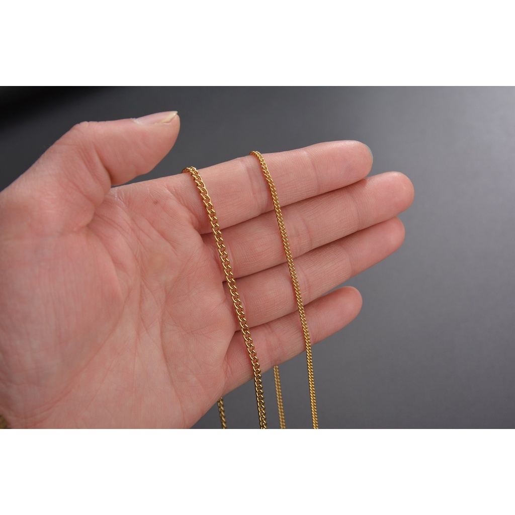 Dây Chuyền Mạ Vàng 18k Thiết Kế Đơn Giản
