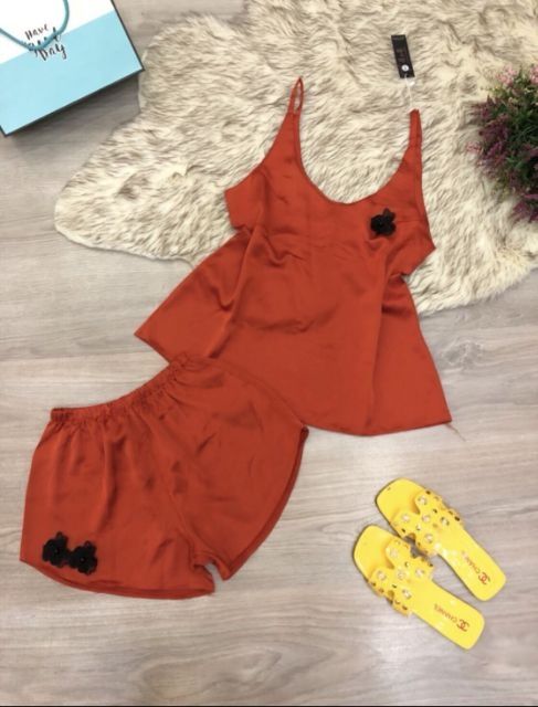 [BÁN SỈ - SẴN SLL ] Bộ đồ ngủ Bộ đùi ngủ sexy vải lụa thời trang