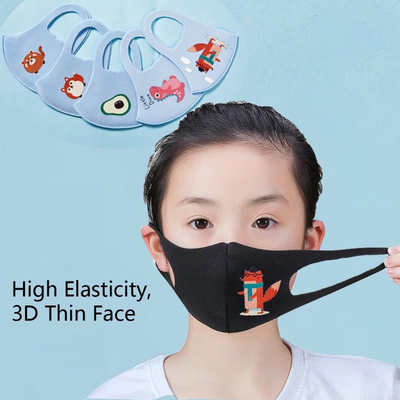 (Hàng Mới Về) Khẩu Trang Cotton Chống Bụi Pm2.5 Thoáng Khí Họa Tiết Ngẫu Nhiên Cho Bé | BigBuy360 - bigbuy360.vn