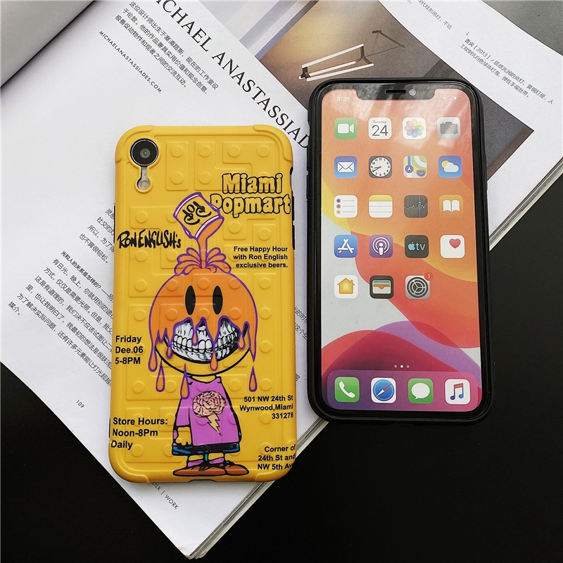 iPhone 12 Pro max Ốp điện thoại dẻo đèn/vàng hình đầu lâu cho IPHONE 7/8 PLUS / X / XS / XR / XS MAX / 11/11 PRO / 11 PRO MAX / SE2 | BigBuy360 - bigbuy360.vn