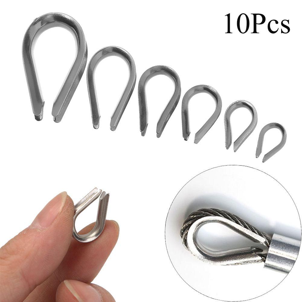 Set 10 Kẹp Dây Thừng M2 M8 Bằng Inox Siêu Bền Tiện Dụng