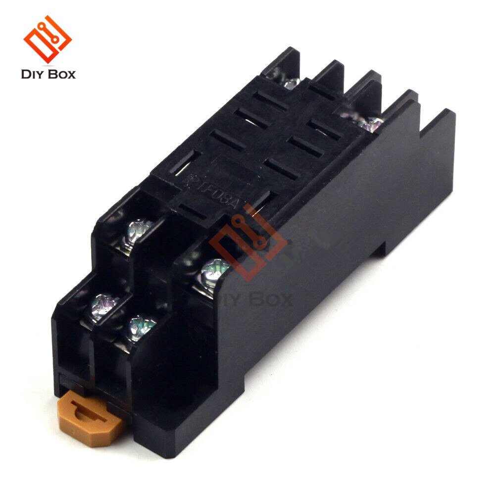 Mô-đun rơ le điện tử AC 220V DC 12V10 A LY2NJ 8 pin vỏ trong suốt với cuộn dây điện từ mini