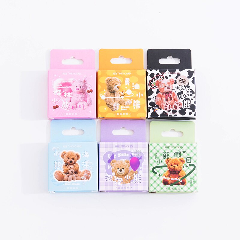 Set 45 miếng dán hình gấu dễ thương xinh xắn