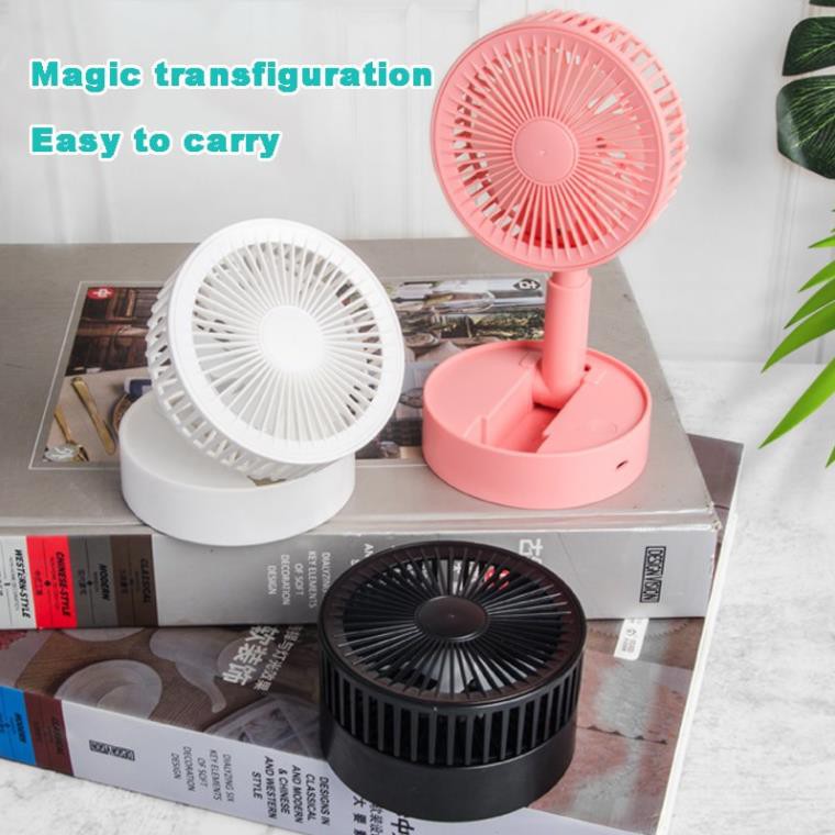 {Giá Sốc} Quạt Mini Để Bàn Sạc Tích Điện Gấp Gọn USB Fan A9, Siêu Tiện Dụng Cho Mùa Hè 2021