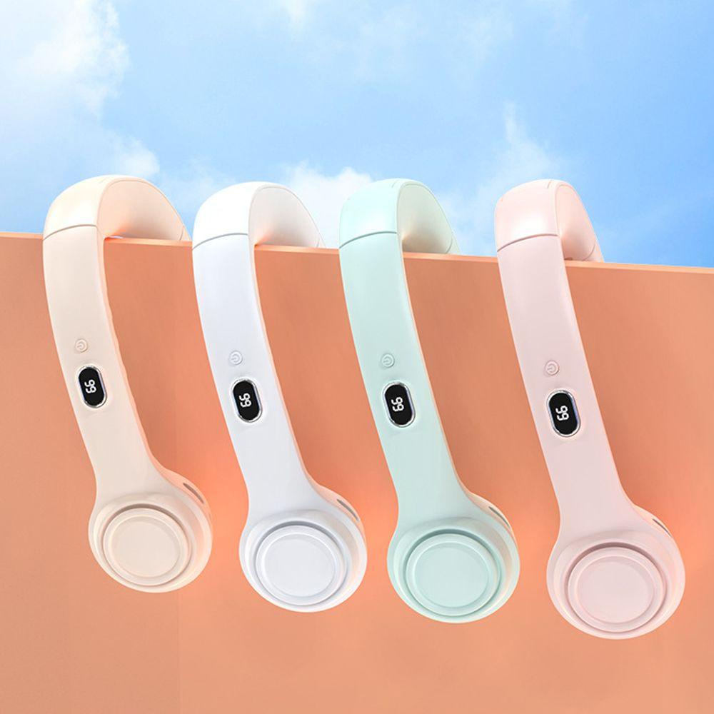 MYRONGVN Quạt Treo Cổ Không Cánh Kỹ Thuật Số Tiện Dụng