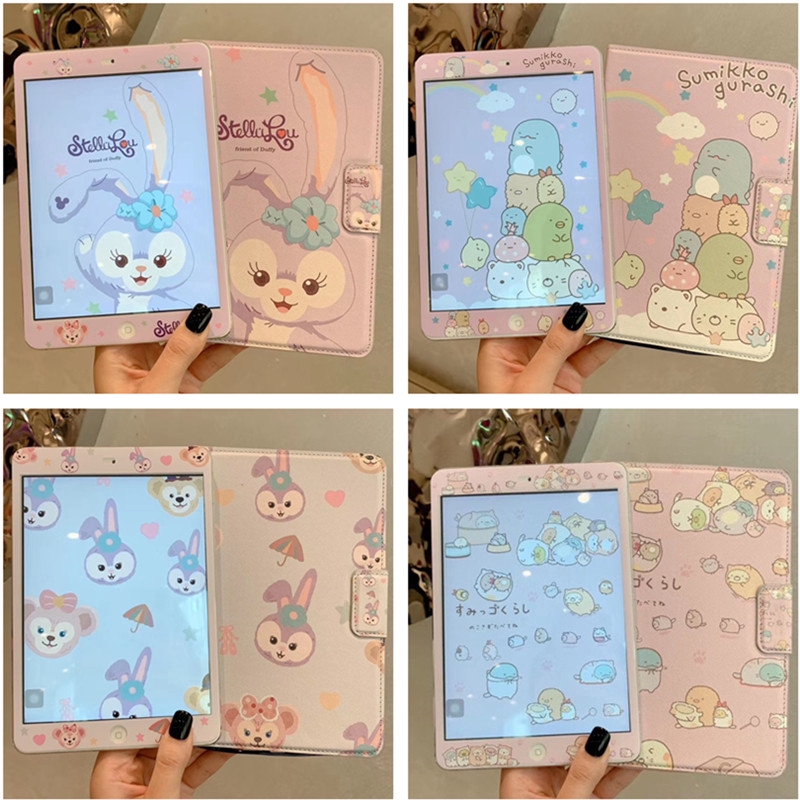 Bao da máy tính bảng hoạt họa + kính cường lực bảo vệ màn hình ipad air Mini 2 3 5 2017 2018 pro 9.7 10.2 10.5 2019 | BigBuy360 - bigbuy360.vn