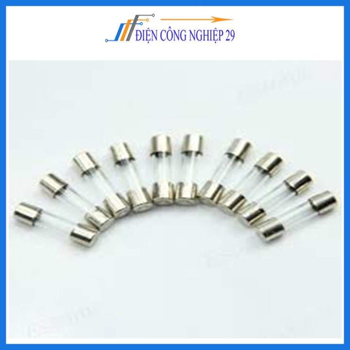 Bộ 10 Cầu chì ống thuỷ tinh 250v 5x20mm