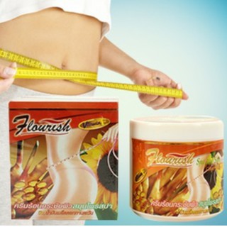 Kem thoa tan mỡ bụng gừng Flourish 500ml - Thái Lan