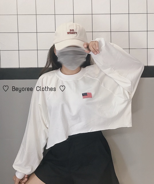 ⚫️ ÁO SWEATER CROPTOP - HÀNG CÓ SẴN | BigBuy360 - bigbuy360.vn