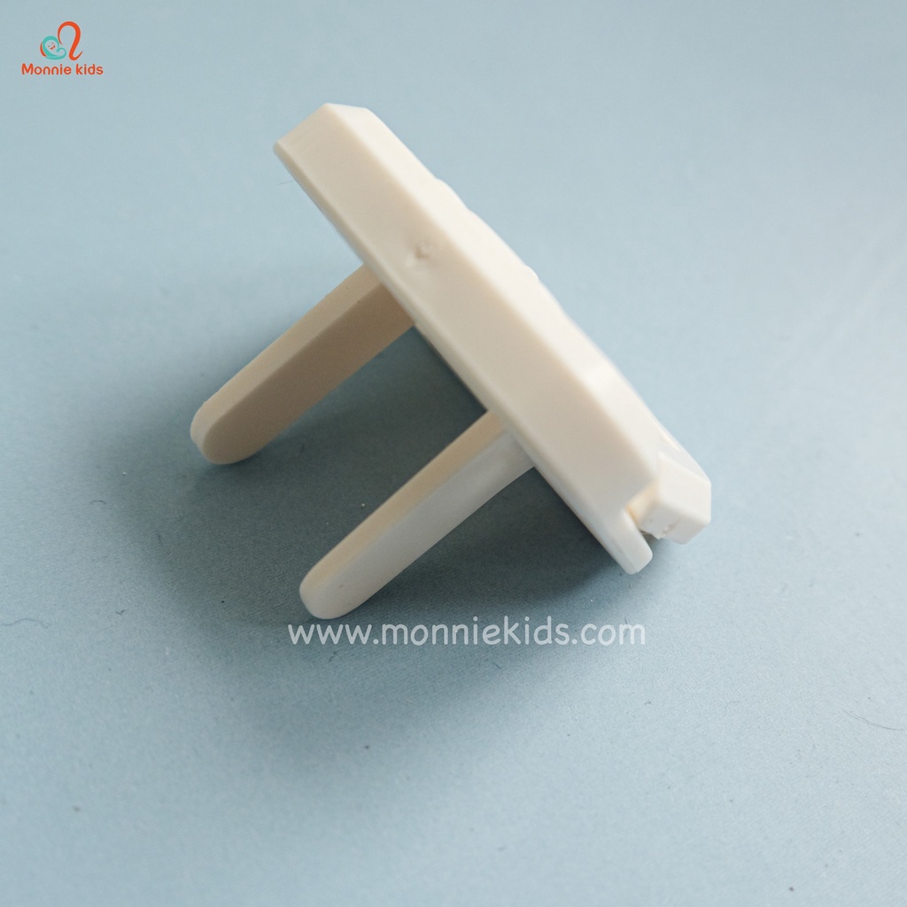 Nút bịt ổ điện 2 chấu chống giật, chống cháy bảo vệ cho bé an toàn - Monnie Kids