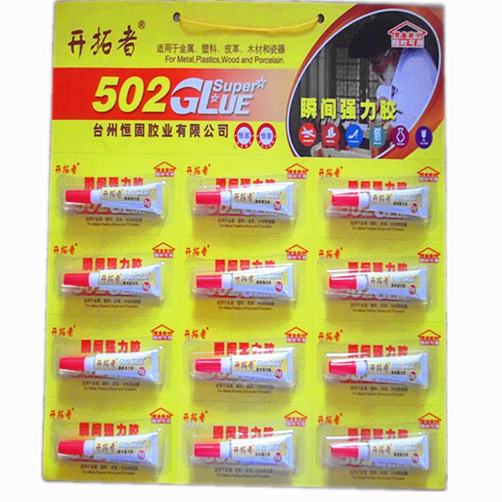 Keo khô nhanh 502 Glue siêu dính dạng tuýp tiện lợi youngcityshop 30.000