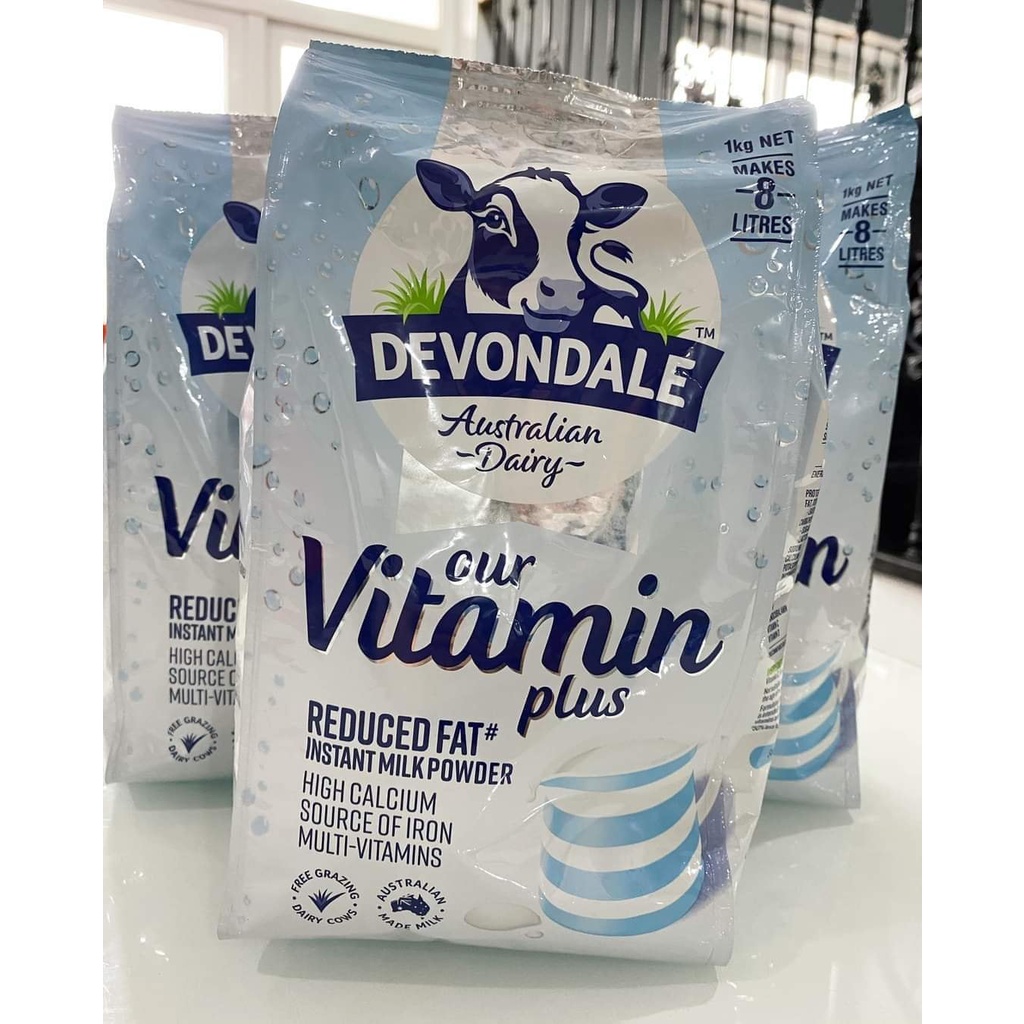 (DATE T7/2023)SỮA BỘT DEVONDALE OUR VITAMIN PLUS 1KG ÚC