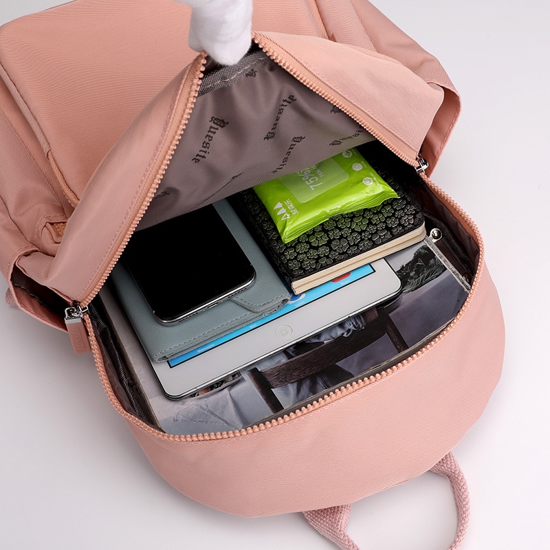 Ba Lô Canvas Siêu Nhẹ Chống Thấm Nước Thời Trang Cho Nữ