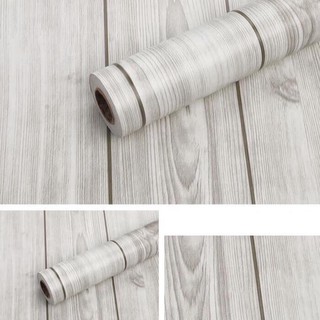 Giấy dán tường  gỗ vân trắng ,  có sẵn keo [ gỗ vân trắng ]