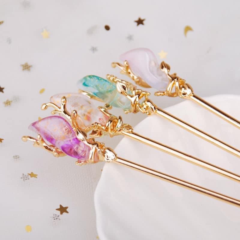 Trâm cài tóc cổ trang bling bling