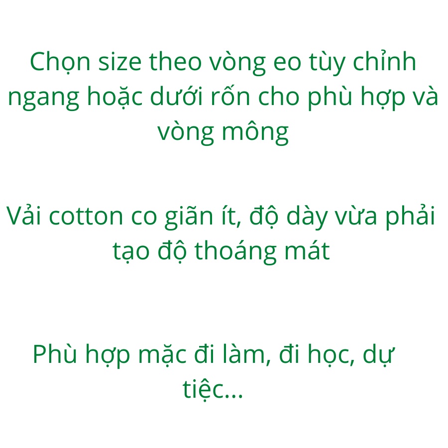 Quần tây nữ cao cấp thiết kế cơ bản màu đen vải cotton loại 1 QTCD301