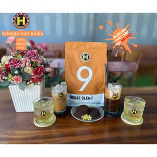 1kg Cà phê nguyên chất Hương Nguyên Blend Robusta Culi Arabica rang mộc 100%-House Blend ̣9 ̣̣̣