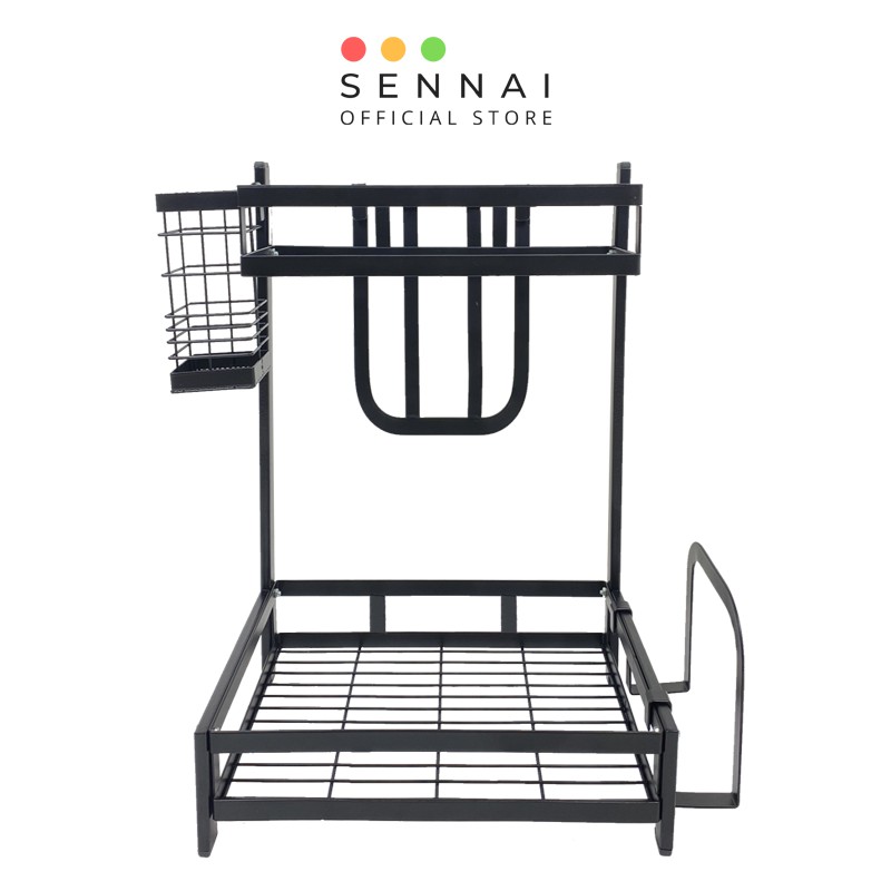 Kệ Gia Vị Đa Năng Nhà Bếp 2 Tầng SenNai Thép Cacbon Sơn Tĩnh Điện Cao Cấp KGV2T | BigBuy360 - bigbuy360.vn