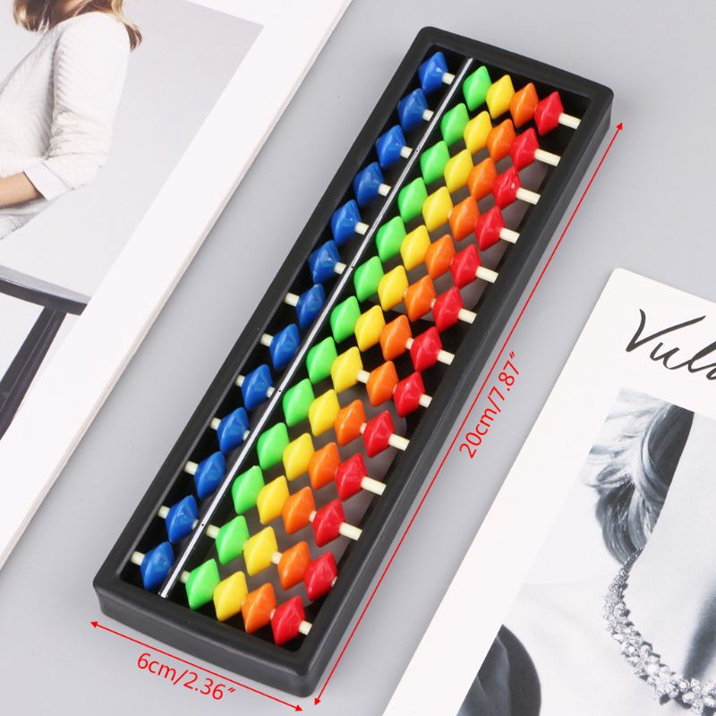 Bàn Tính 13 Cột Bằng Nhựa Có Thể Phân Hủy Với Màu Sắc