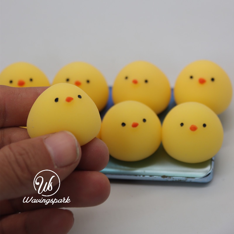 Đồ chơi squishy Giảm Stress Hình Gà Con Dễ Thương Cho Bé