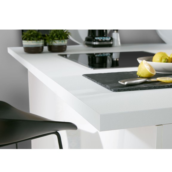 KITCHEN, Tủ bếp gỗ công nghiệp Acrylic bóng gương cao cấp KIT_011, kệ bếp Scandi Home