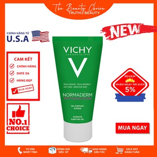 Sữa rửa mặt cho da dầu, mụn Vichy Normaderm Phytosolution (50mL)