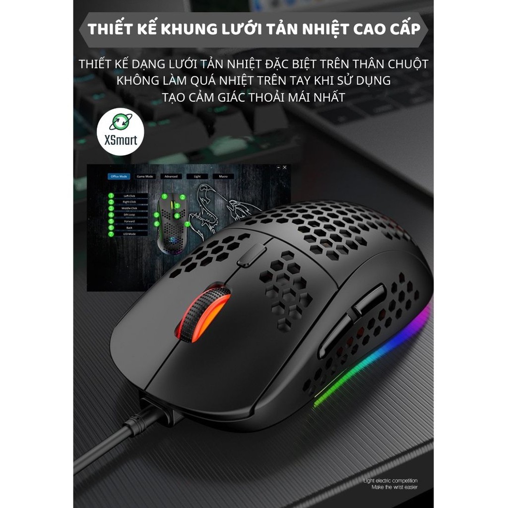 Combo bàn phím chuột chơi game kèm tai nghe headphone chụp tai gaming có mic cho máy tính laptop pc K618+M8+K3