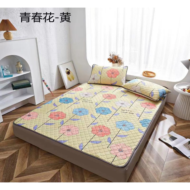 Chiếu điều hòa TENCEL LAXTEX cao su non in hình 3D chất siêu đẹp -Su Bedding