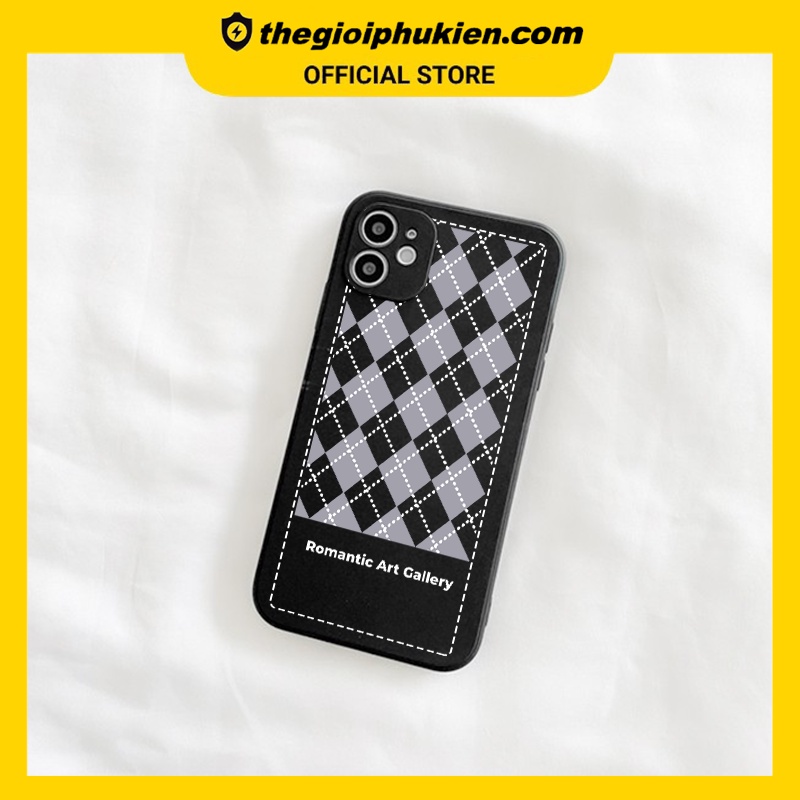 Ốp lưng iphone cạnh vuông Caro romantic art dành cho iphone 6 đến 14promax - E201
