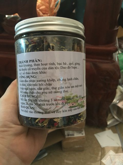 Muối ngâm chân hand made