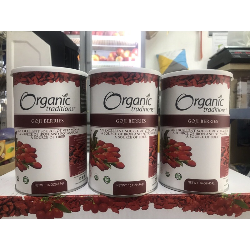 Kỷ tử sấy khô organic 454g