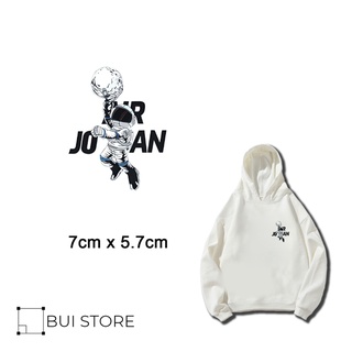 Miếng ủi truyền nhiệt offset dán trang trí áo quần hình J.D AIR MINI