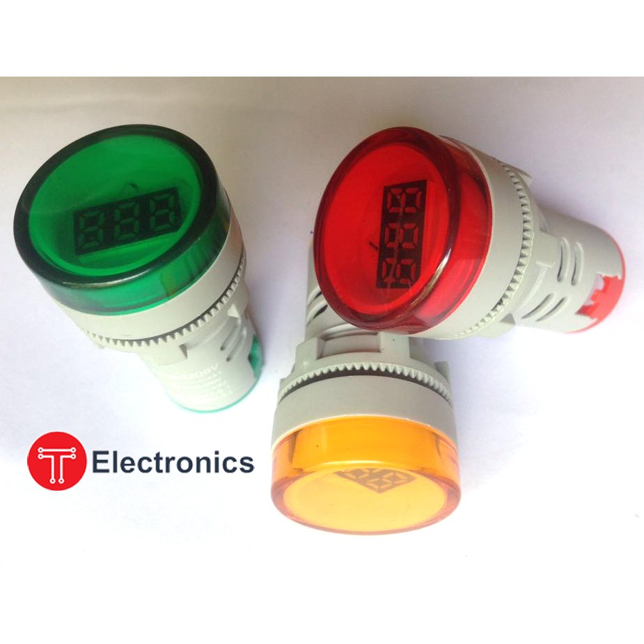 Vôn kế AC AD16 60V-500V Ø22mm.