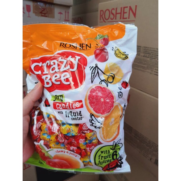 KẸO DẺO ONG ROSHEN GÓI 1KG MIX VỊ