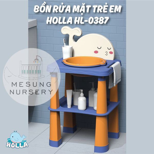 [CHÍNH HÃNG] Bồn rửa mặt trẻ em HOLLA HL-0387