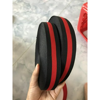 Dây đai sọc bản 2.5cm mỏng 20k/mét