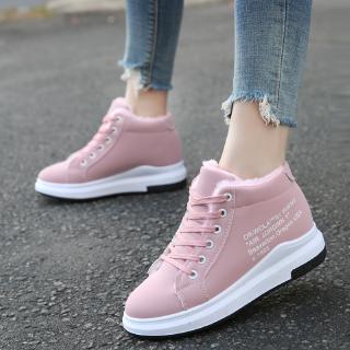 Giày bốt nữ giày ấm ống ngắn sinh viên giày cotton lông cừu dày giày bốt tuyết hàn quốc giày bốt ngắn phong cách mùa đông giày bốt tuyết ấm áp chống trơn trượt giày nữ ấm áp