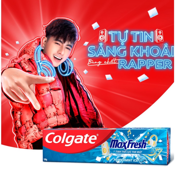 Kem Đánh Răng Colgate Max Fresh 180G Hương Bạc Hà/trà xanh