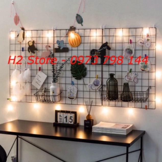 Giỏ (rổ) lưới thép treo đồ size to, decor, chụp ảnh sản phẩm siêu hot