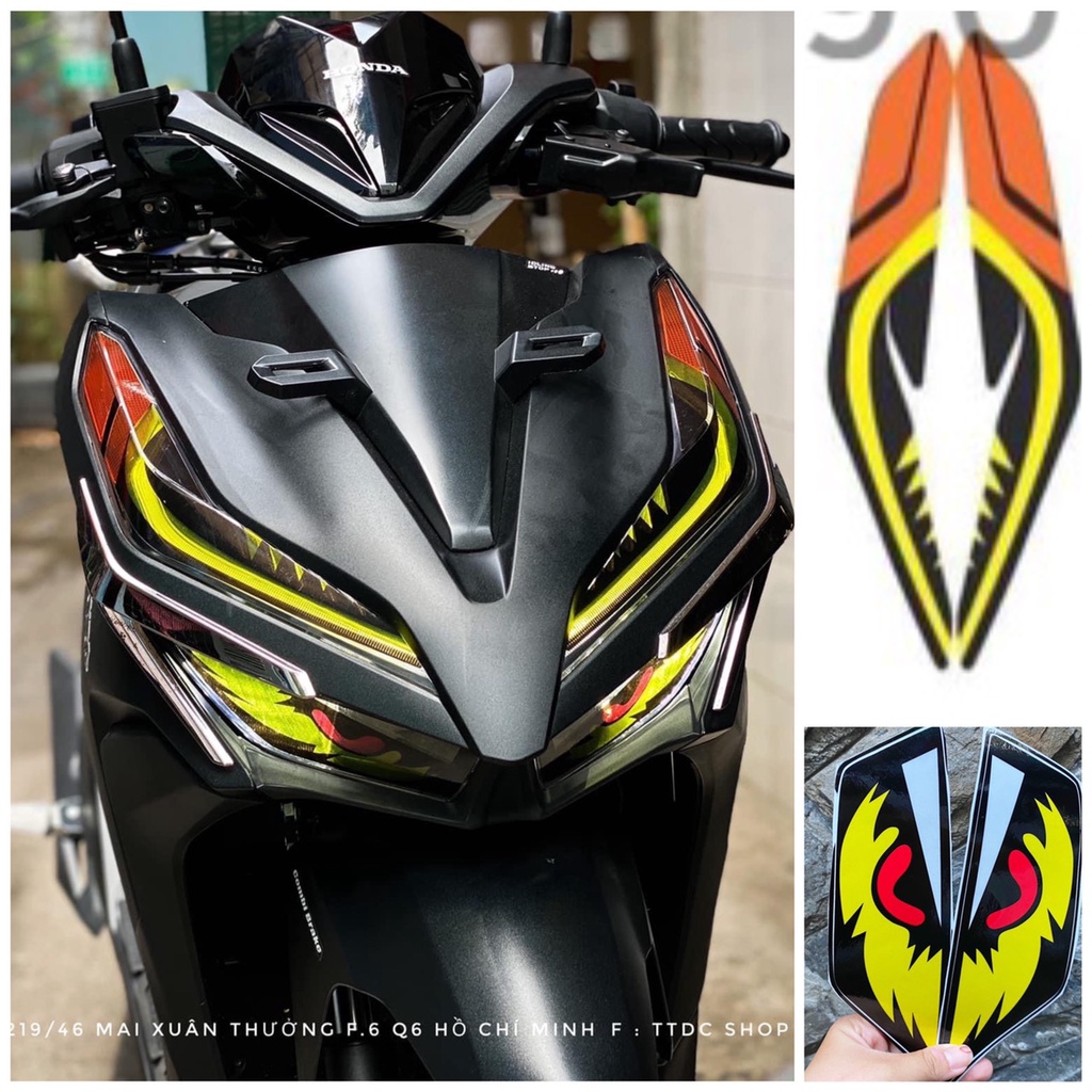 Decal Dán Đèn Demi Vario 2018-2021