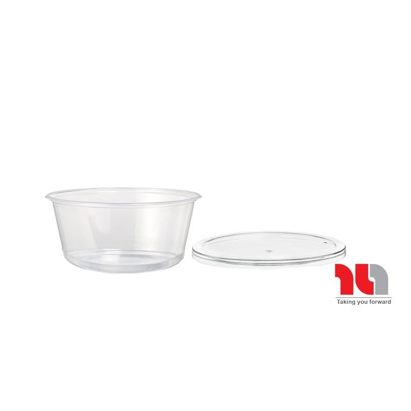 Set 10 Hộp nhựa 350ML Microwave tròn trong
