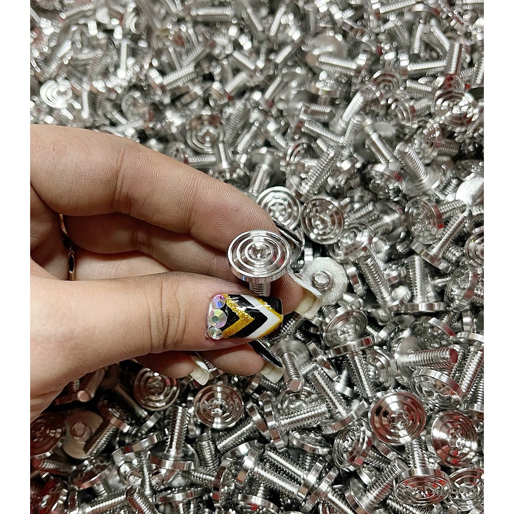 Ốc Inox Dù V2 Đầu Lục Giác Bông 5Li 6Li 8Li Mẫu Thái