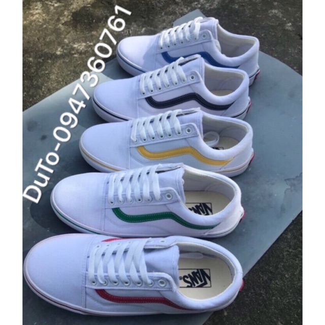 [SALE SỐC-FULLBOX] Giày thể thao vải viền đủ màu size 36-&gt;43 NAM NỮ