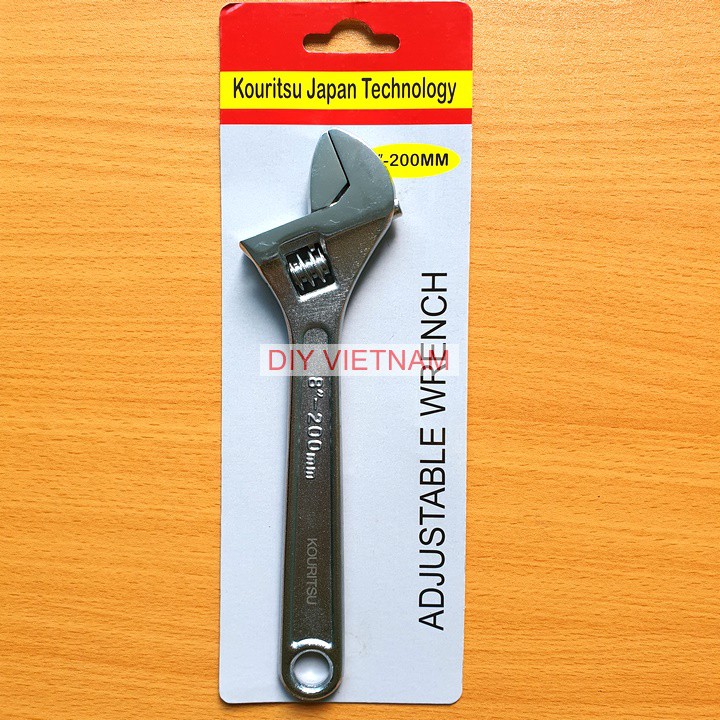 Mỏ lết cán trơn Nhật Bản Kouritsu cỡ 8 inch -10 inch